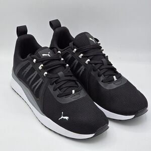 PUMA Pacer Net Cage Men's Sneakers Black Size 10 - 37432201 Softfoam Plus